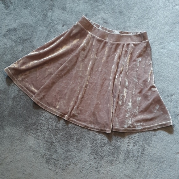 Topshop Dresses & Skirts - TOPSHOP women's size 2 blush velour a line mini